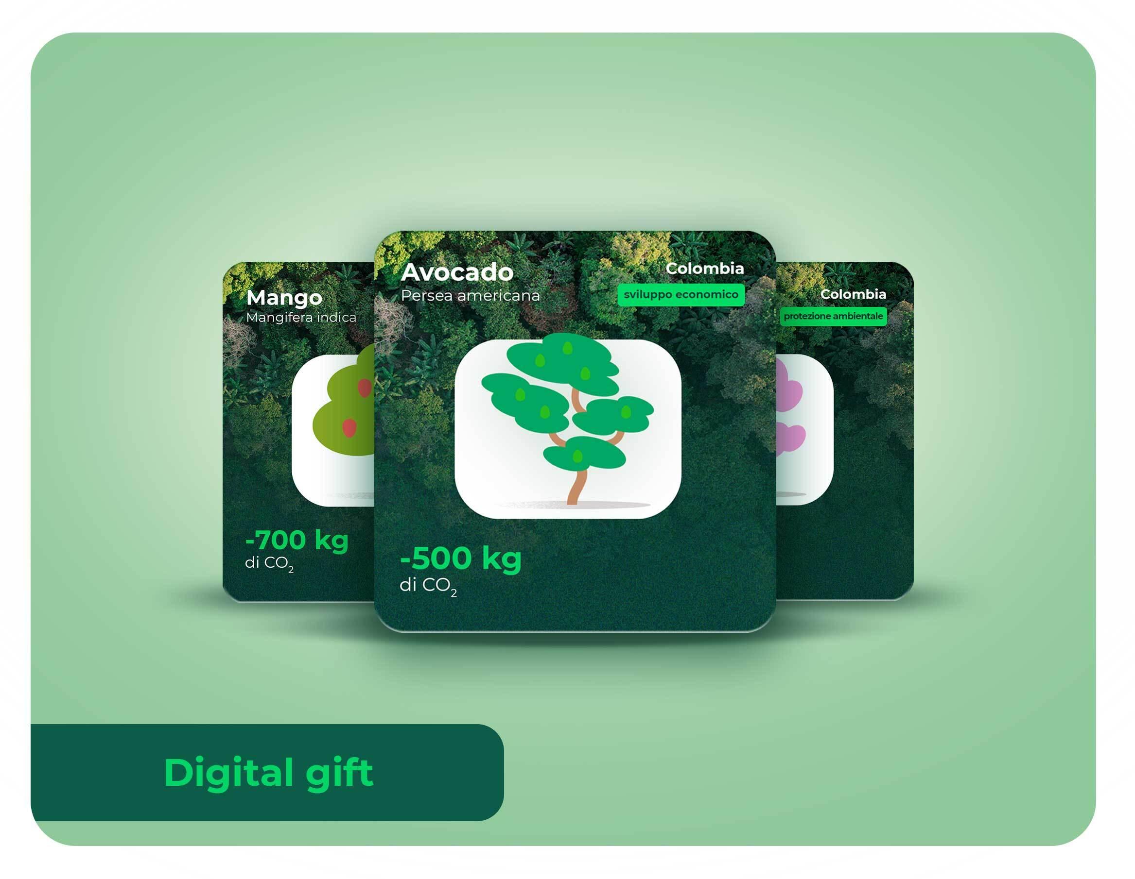 Digital gift, real tree